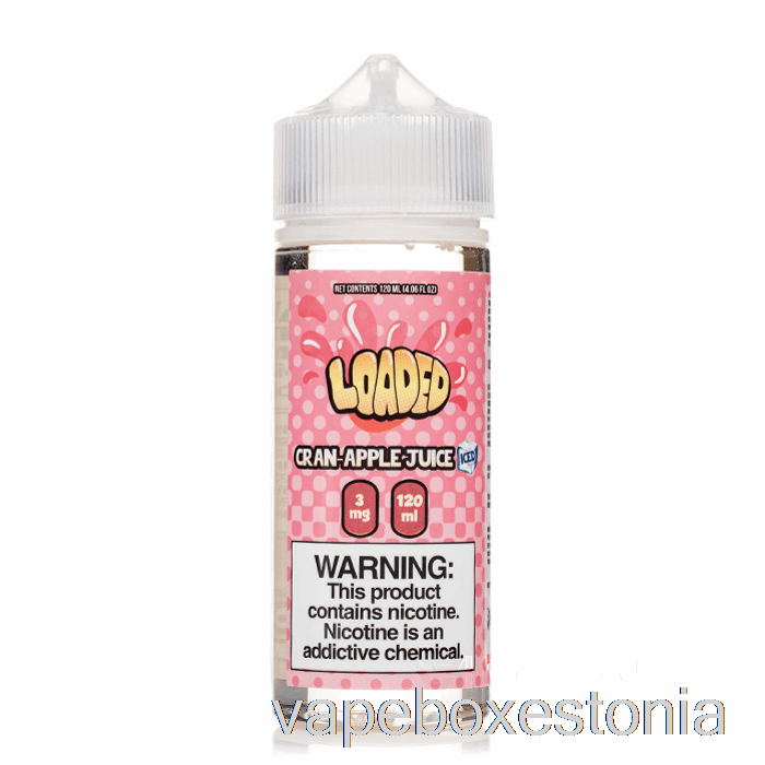 Vape Box Estonia Jääkran õun - Laaditud E-vedelik - Halastamatu - 120ml 0mg
